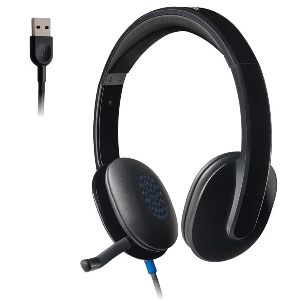 Logitech USB Computer Headset H540 Black - Picture 4 of 6